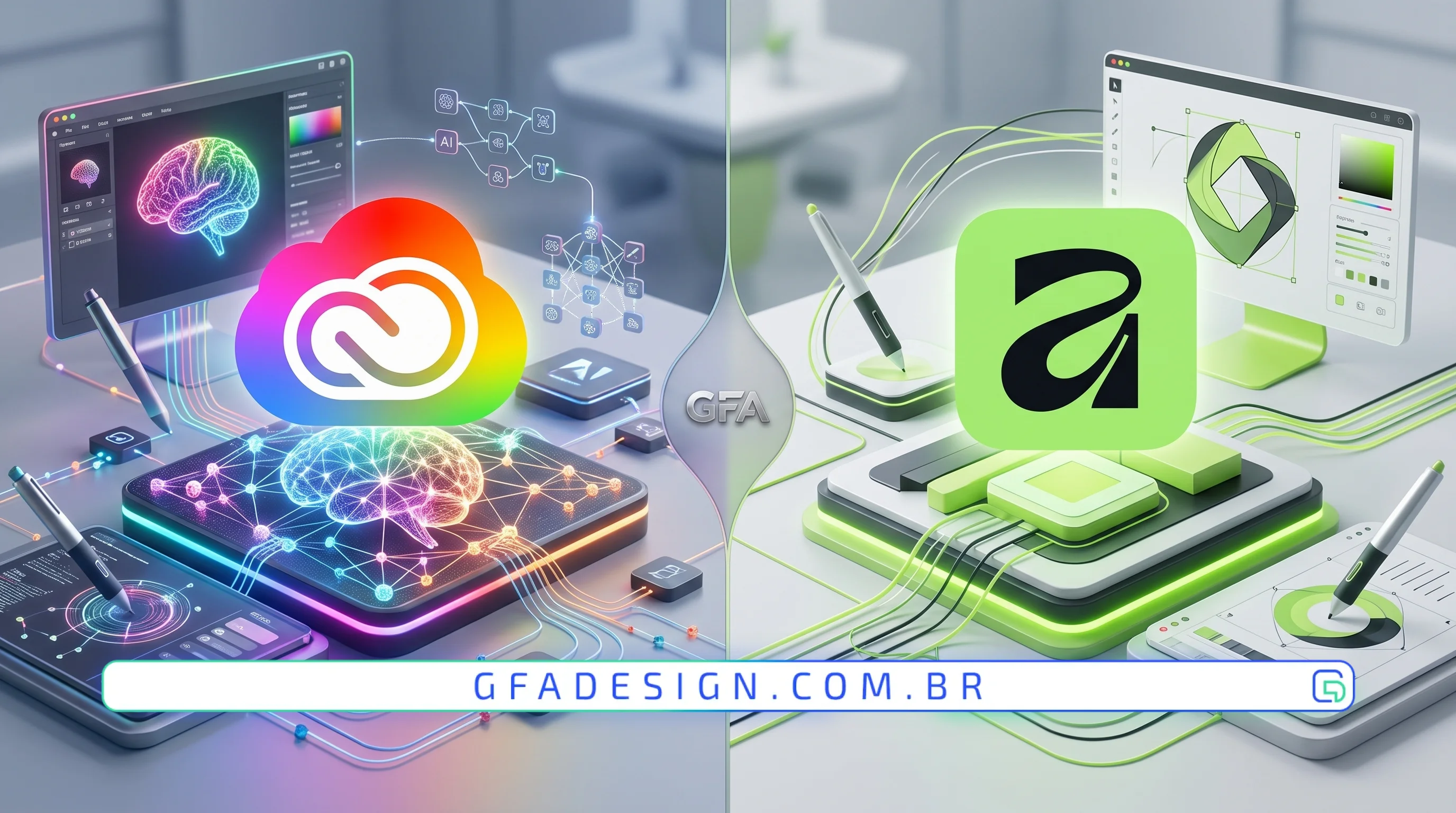 Adobe vs Affinity em 2026: O Futuro do Design